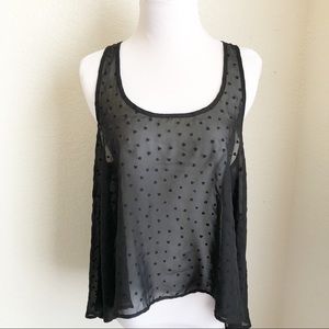 Forever21 tank top women shirt/black size small